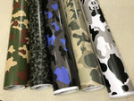 TRIANGLE RED CAMO Car Vinyl Wrap Sticker Film Large Triangle CAMOUFLAGE DIY Auto 30cm x 1.52m Camo