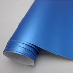 Silver Car vinyl wrap Sheet sticker film Metallic Matte Satin AirFree Auto Wrapping UK