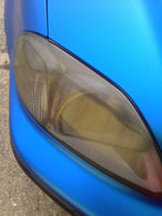 Car Vinyl wrap Headlight Car Tinting Perforated Mesh Film Fly-Eyes Tint Light