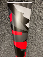 RED BLACK WHITE CAMO Large Triangle CAMOUFLAGE Car Vinyl Wrap Film DIY Waterproof Auto Motorcycle