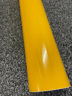 Crystal Gloss Maize Yellow Car Vinyl Wrap Film Sheet sticker Vehicle Auto Wrapping "Air Free YELLOW UK