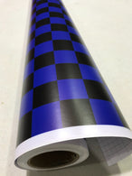 Matte Black and White CHECK CHEQUERED MATT CAR VINYL WRAP AUTO WRAPPING GRAPHIC stickerbomb Car Roof