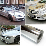 Automotive Chrome Mirror Wrap Film Body Sticker Vinyl Sheet Bubble Free Decals