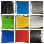 NEW 4D Carbon Fibre Vinyl Wrap Sticker Sheet Film -Looks Like Real Carbon Fibre