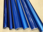 Matte Light BLUE Car Vinyl Wrap Film BLUE Carbon Fibre matte Gloss DIY Waterproof "30cm x 1.52m "