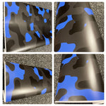 RED BLACK WHITE CAMO Large Triangle CAMOUFLAGE Car Vinyl Wrap Film DIY Waterproof Auto Motorcycle