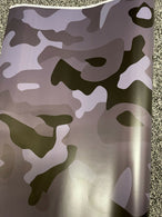 Light Black Camoutrage Large Triangle CAMOUFLAGE Car Vinyl Wrap Film DIY Waterproof Auto Motorcycle