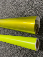 Crystal Gloss Maize Yellow Car Vinyl Wrap Film Sheet sticker Vehicle Auto Wrapping "Air Free YELLOW UK