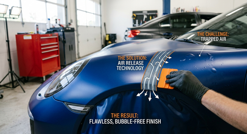 Air Release Technology Explained: Why Bubble-Free Vinyl Matters