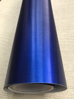 BLUE Carbon Fibre matte Gloss Vinyl Film Car Wrap DIY Waterproof 30cm x 1.52m