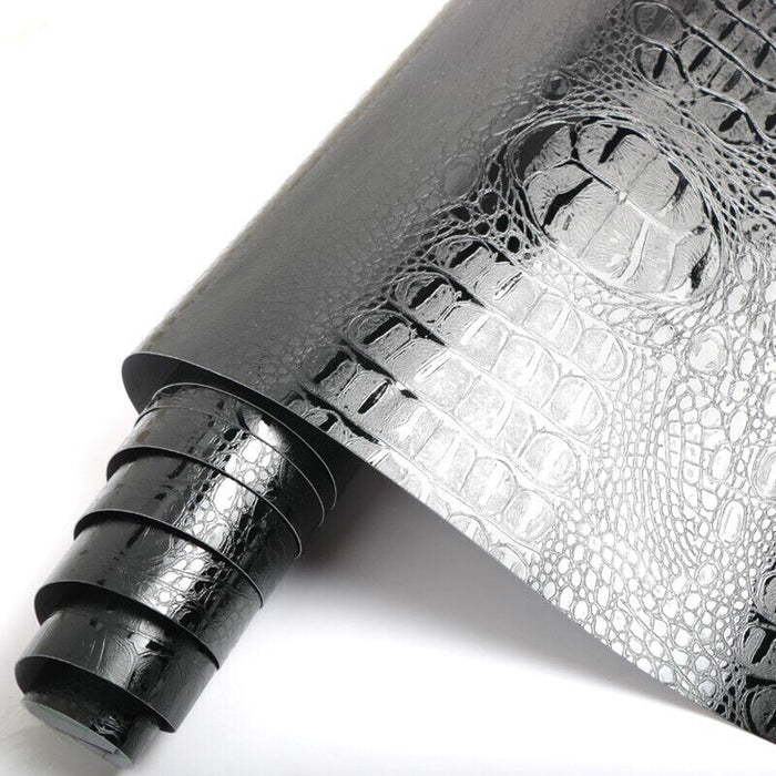 WHITE Snake Skin Car Vinyl wrap film sticker  Crocodile Snake Skin Film vehicle Wrapping Auto