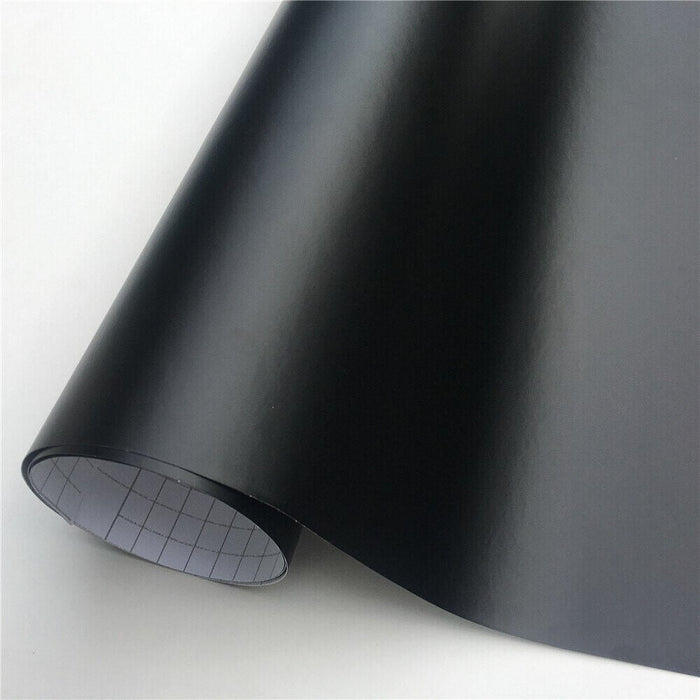 5D Black Matte CHROME LIGHT BLACK, FROSTED BLACK , glitter, Brushed Black Vinyl Car Wrap