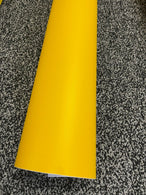 Yellow Matte Vinyl Wrap Sheet Car Wrap Various Colours and Sizes 'Air Bubble Free'