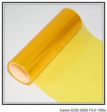 Yellow Car Light film Vinyl Wrap Headlight Taillight Transparent Different Colours Tint