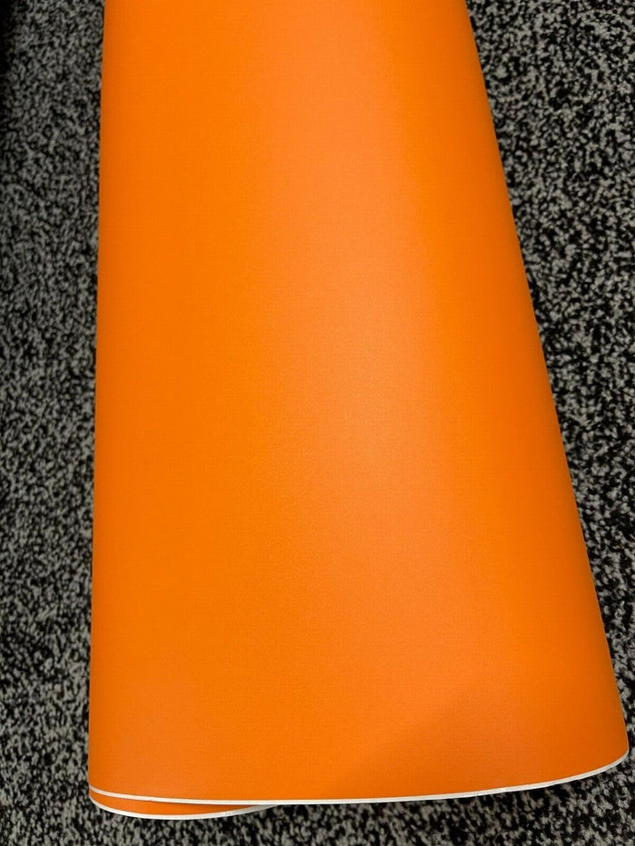 Car Vinyl Wrap MATT ORANGE Sheet Film Car Wrapping Sticker Air Free