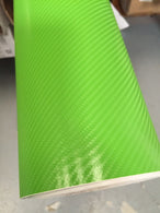 4D, 3D Carbon Fibre Vinyl Car Wrap Sticker Various Colour: 30cm x 1.52m