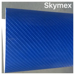 Silver NEW 4D Carbon Fibre Vinyl Wrap Sticker Sheet Film -Looks Like Real Carbon Fibre