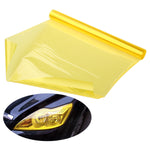 Yellow Car Light film Sticker Vinyl Headlight Taillight Transparent Different Colours