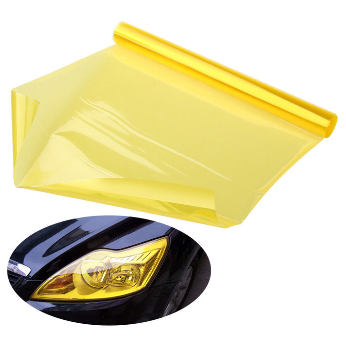 Yellow Car Light film Sticker Vinyl Headlight Taillight Transparent Different Colours