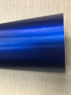 Car Vinyl Wrap Sticker film BLUE Brushed Metallic Car wrapping Air Bubble Free