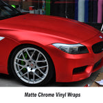 Metallic gloss Red  RED Carbon Fiber matte Gloss Vinyl Film Car Wrap DIY Waterproof ( 30cm x 1.52m )