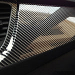 2D carbon Black - GOLD  Car Vinyl Wrap 2D Carbon Fibre Sheet Film Sticker Car Wrap Air bubble free gloss