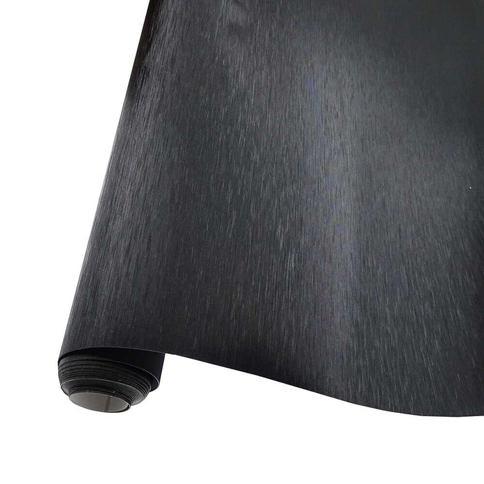 Dark Grey Vehicle Vinyl wrapping film  Brushed Aluminium Car Vinyl Wrap sticker Auto