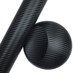 Matte BLACK Vinyl Wrap Sheet Film Sticker Car Wrap 4D 3D Carbon Fibre Matte Air bubble free