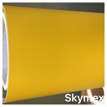 Yellow MATTE Vinyl Wrap Bedrooms Furniture Vinyl Wrap KITCHEN Cabinet Air Bubble Free