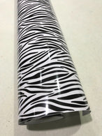 Zebra Texture Car Vinyl Wrap Film "Air Bubble Free" car wrapping sticker