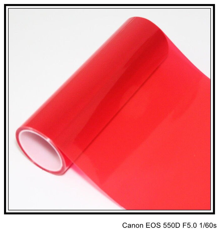 Red Car Light film Vinyl Wrap Headlight Taillight Transparent Different Colours Tint