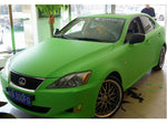 Green *Matte Finish Vinyl Car Wrap Black Blue Red Yellow Green White Air Bubble Free*