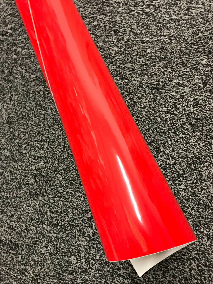 Car Vinyl Wrap Gloss Crystal Ferrari Red vinyl wrap sticker filmAir Bubble Free