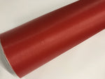 Red Brushed Aluminium Car Vinyl Wrap sticker film 'Air Free'Vehicle Auto wrapping UK