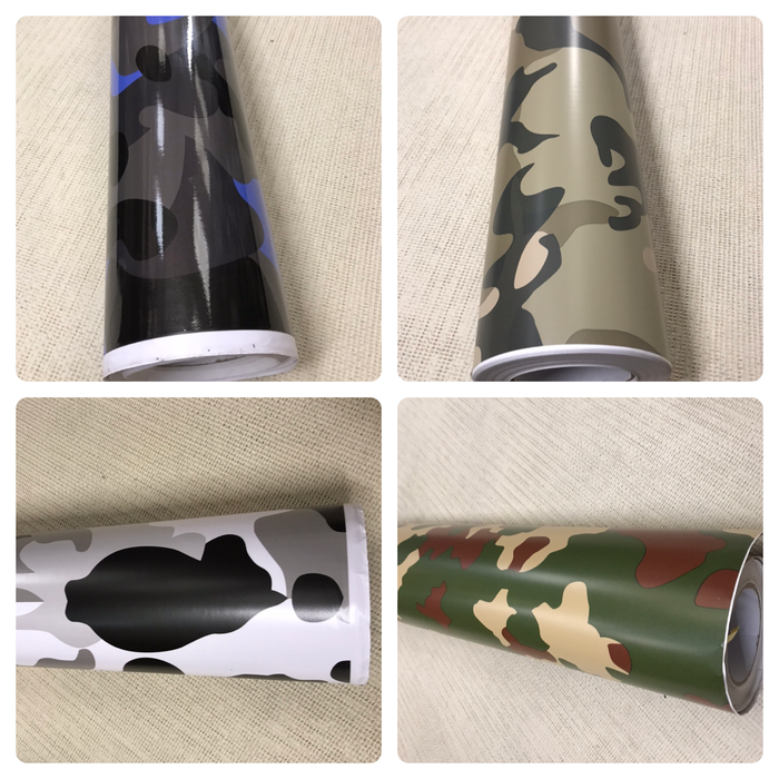 CAMOUFLAGE Car Vinyl Wrap Film DIY Waterproof Auto Motorcycle Air Bubble Free