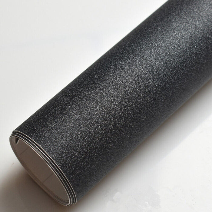 BLUSHED BLACK Matte CHROME LIGHT BLACK, FROSTED BLACK , glitter, Brushed Black Vinyl Car Wrap