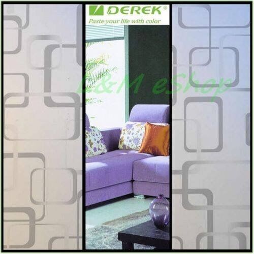 Privacy Glass Vinyl Doors Frosted Window Film Decorative Sticker Self Adhesive