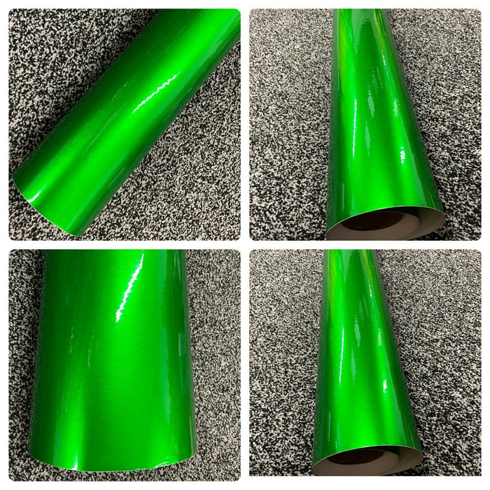 Car Vinyl Wrap Supper Metallic GREEN Matte Air Free Bubble Wrapping Film Sticker