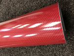 Matte satin Chrome RED RED Carbon Fibre matte Gloss Vinyl Wrap Car (Air/Bubble Free) All Colours