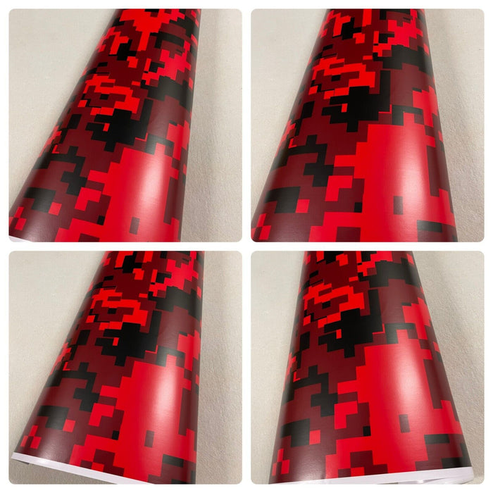 Car Vinyl wrap RED sticker bomb Air Bubble Free car wrapping Film 500mm x 1520mm