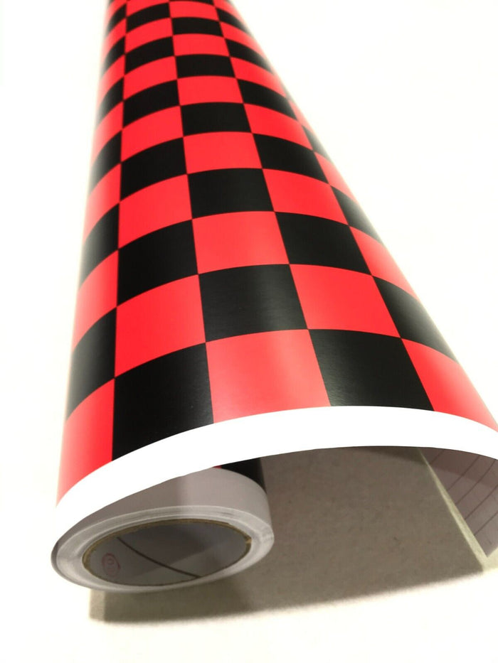 Check BLACK and GREEN  CHECK CHEQUERED MATT CAR VINYL WRAP AUTO WRAPPING GRAPHIC stickerbomb Car Roof