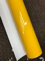 Yellow Gloss Vinyl Wrap Sheet Car Wrap Various Colours and Sizes 'Air Bubble Free'