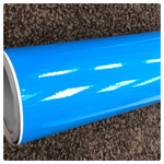 Metallic Blue Gloss Car Vinyl Wrap Sheet Car Wrapping Film Various Colours and Sizes.