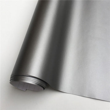 Gray Car Vinyl Wrap Sheet film MATTE Car Wrapping Air Bubble Free*