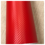 Metallic gloss Red  RED Carbon Fiber matte Gloss Vinyl Film Car Wrap DIY Waterproof ( 30cm x 1.52m )