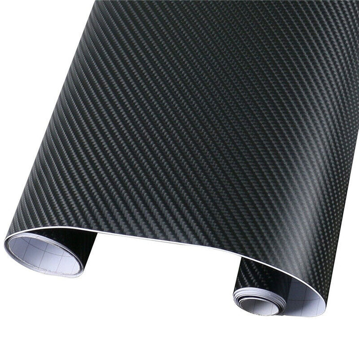 Car vinyl wrap film 3D 4D 7 BLACK Carbon Fibre Auto Motorcycle ( 30cm x 1.52m )