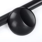 3D black 5Diagonal Carbon Fibre Vinyl Wrap Sheet Film Sticker Car wrap 2D 3D 4D Carbon