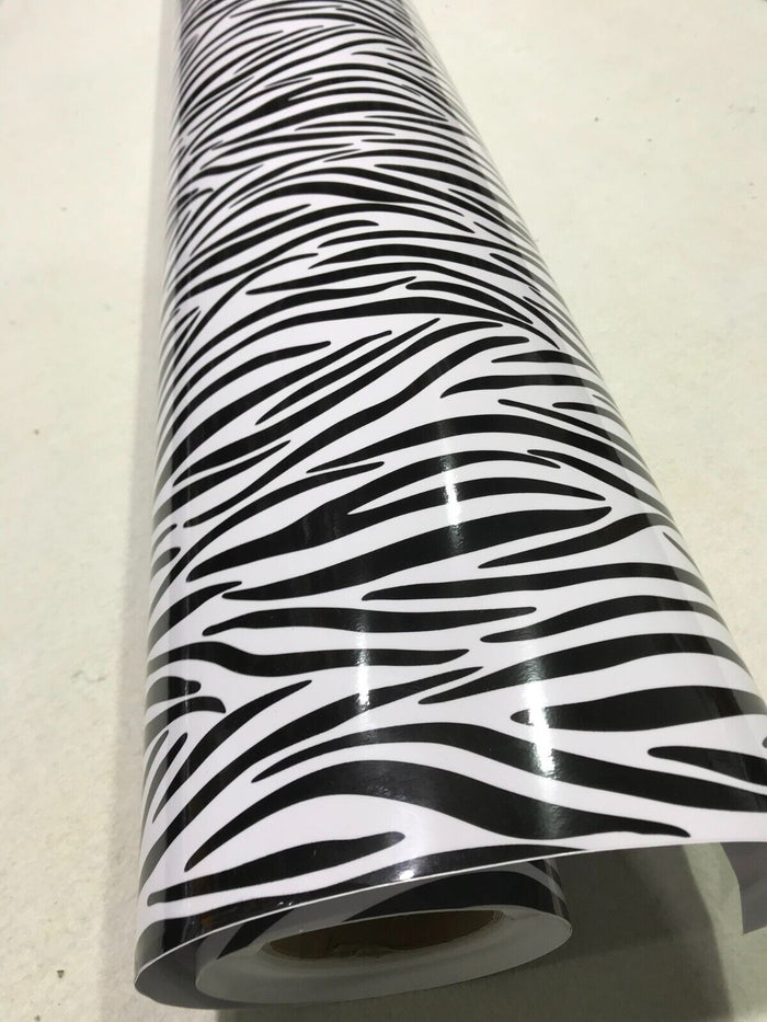 Zebra Texture Car Vinyl Wrap Film "Air Bubble Free" car wrapping sticker