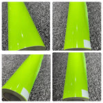 Super Gloss GREEN Car Vinyl Wrap Sheet Film Wrapping Air Bubble Free' wrapping UK