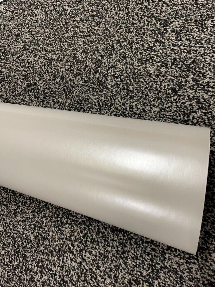 Matt White Pearlescent White Pearl Vinyl Wrap Sheet Car Wrap Vinyl Wrapping Gloss matte